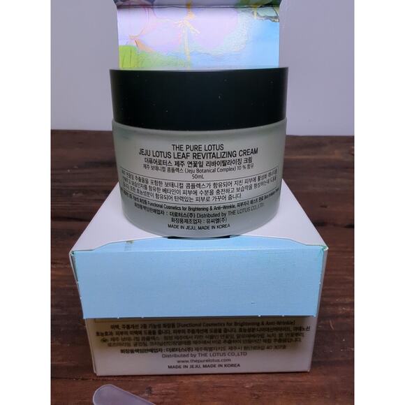 THE PURE LOTUS Jeju Lotus Leaf Revitalizing Cream 50ml NEW - Picture 3 of 3